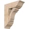 Ekena Millwork Merced Traditional Smooth Bracket w/ Offset Brace, Douglas Fir, 7 1/2"W x 20"D x 24"H BKT0806X20X24MRC01SDF - alternate 1